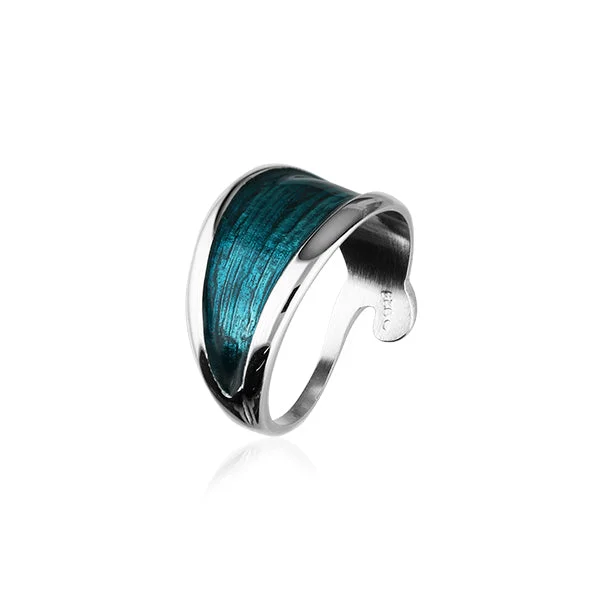 Trendy birthstone rings for stylish gifts-Simply Stylish Silver Ring ER84