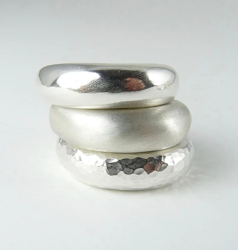 Classic silver rings for everyday wear-Gabriella Chunky Silver Ring