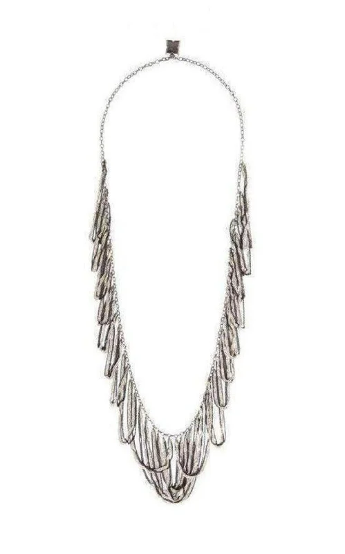 Boho-style necklaces for free-spirited fashion-Looped Chained Necklace