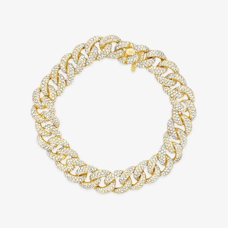 Silver link bracelets for a polished look-Havana Link Pave 8.45CT Bracelet