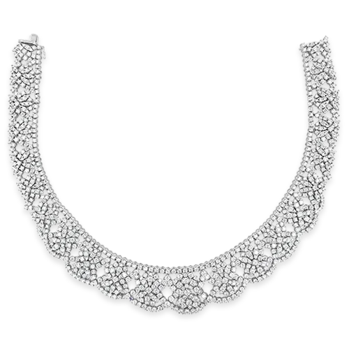 Classic gold chain necklaces for timeless beauty-Diamond Collar Necklace