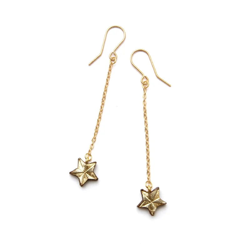 Colorful statement earrings to complement your outfit-FALLING STAR . earrings