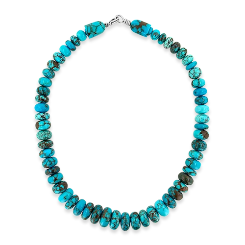 Sparkly crystal necklaces for adding glamour-Egyptian Turquoise Necklace