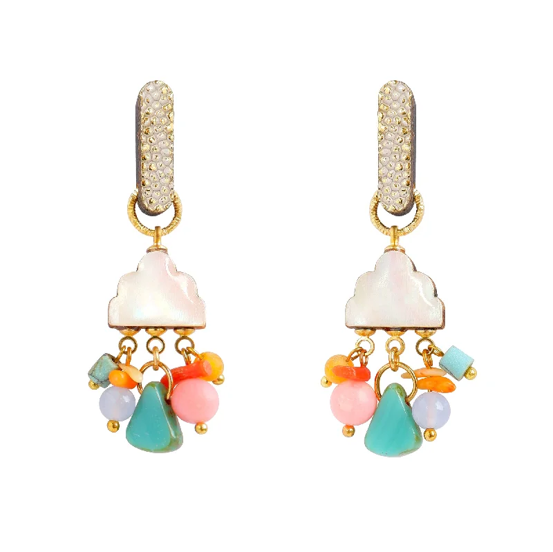 Colorful enamel earrings for a fun and lively look-HONALULU . earrings