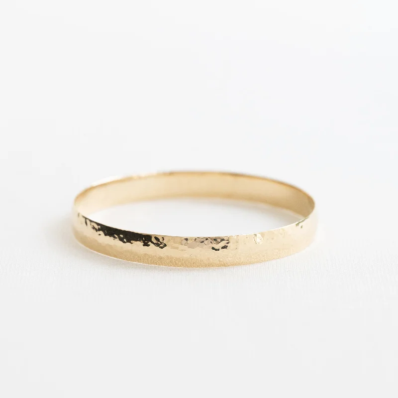 Wide bangles for a standout look-The Hammered Jubilee