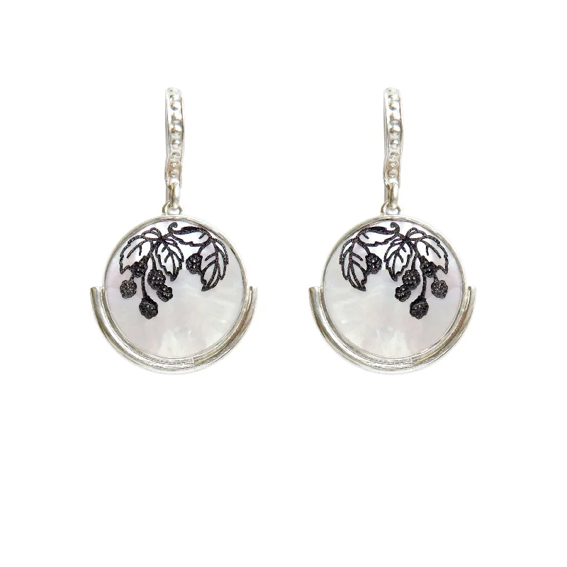 Classic round earrings for timeless style-COPERNICUS .  Full Moon Earrings