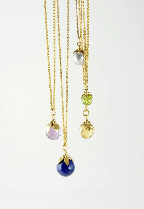 Gold-plated necklaces for timeless style-Anaïs Amethyst Necklace