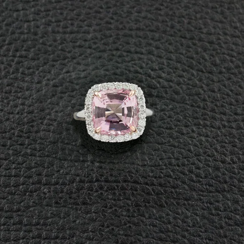 Personalized ring sets for special occasions-Morganite & Diamond Ring