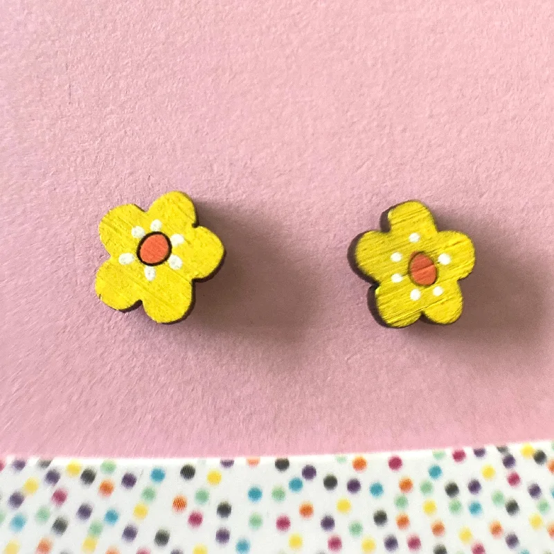 Butterfly-shaped earrings for a playful touch-Studs: Flowers