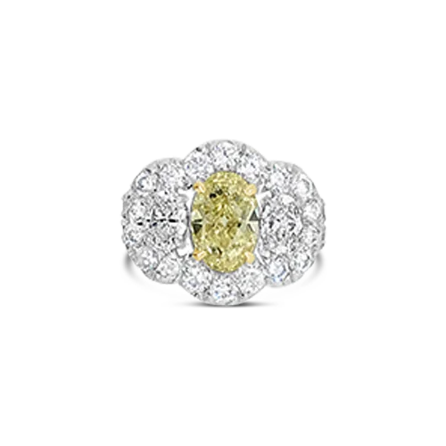 Birthstone rings for family and loved ones-Yellow Diamond Ring