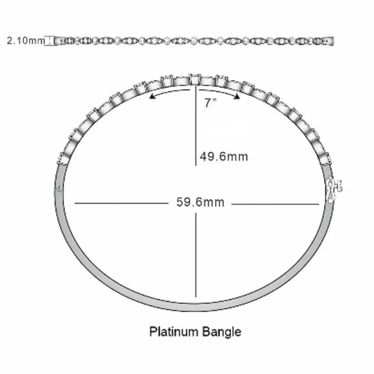 Custom birthstone bangles for meaningful gifts-Le Vian P95 Bangle