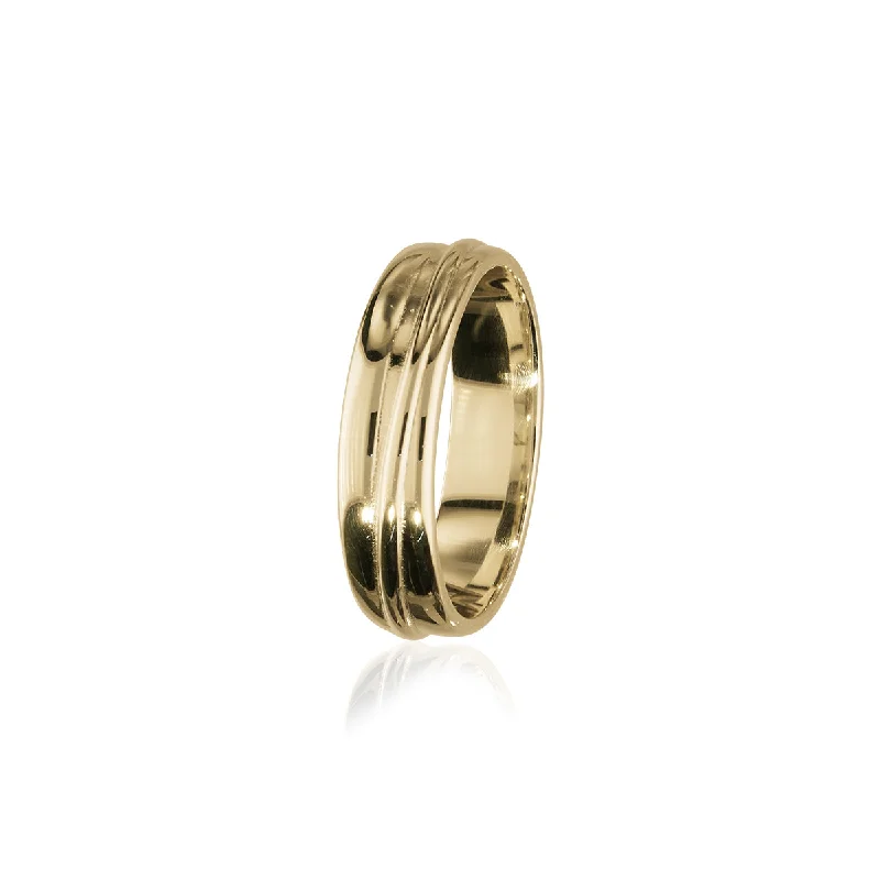 Elegant rose gold rings for sophisticated style-Simply Stylish Gold Ring GR392