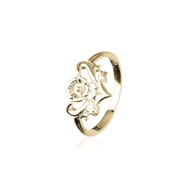 Luxury gold rings for upscale events-Celtic Gold Ring GR162