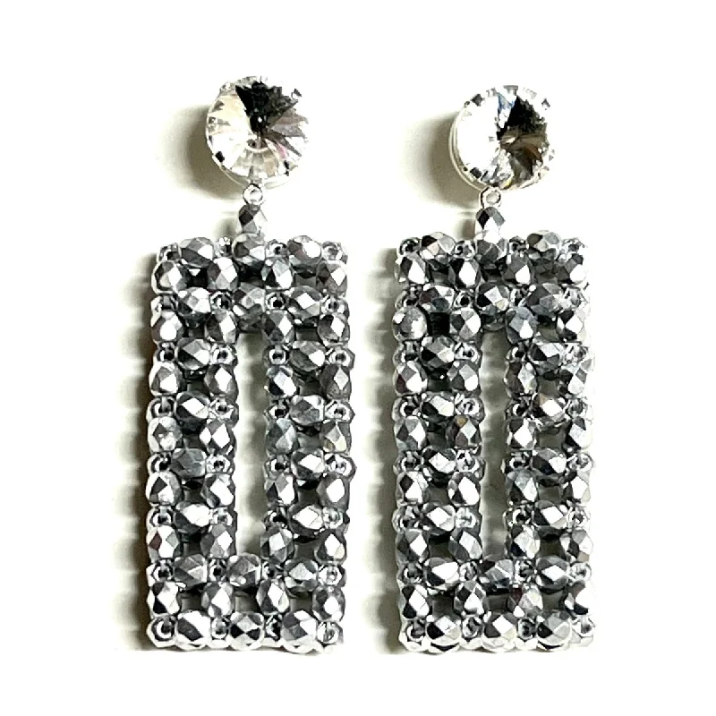 Classic pearl earrings for elegant occasions-Rockin’ Rectangles