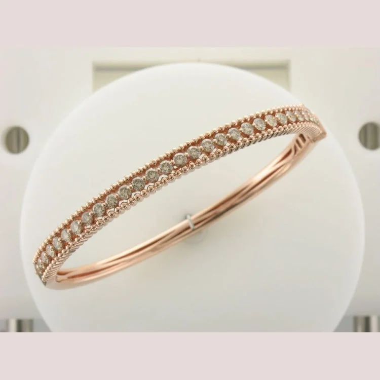 Classic gold bangles for every occasion-Le Vian 14K Strawberry Gold Bangle