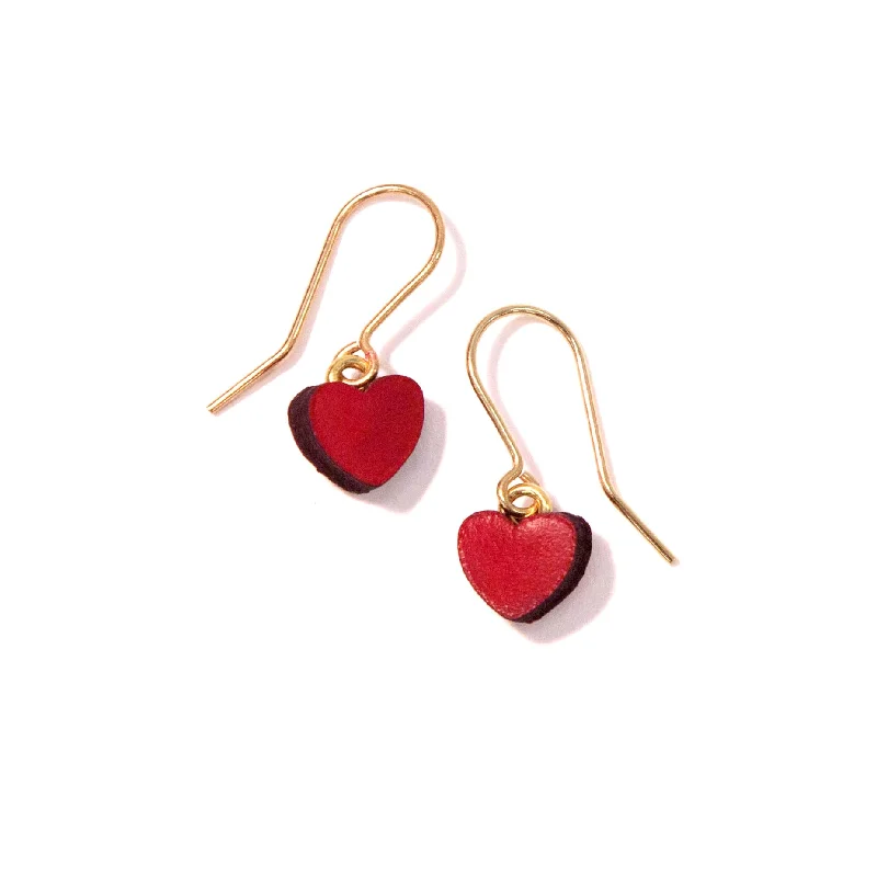 Unique gemstone earrings for special gifts-LOVE HEART . earrings