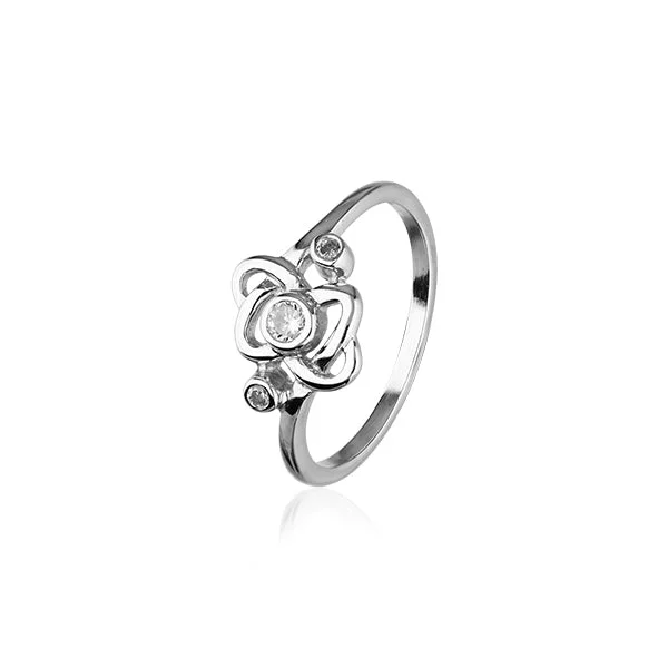 Custom signet rings for a personalized look-Cupid Silver Ring CR166