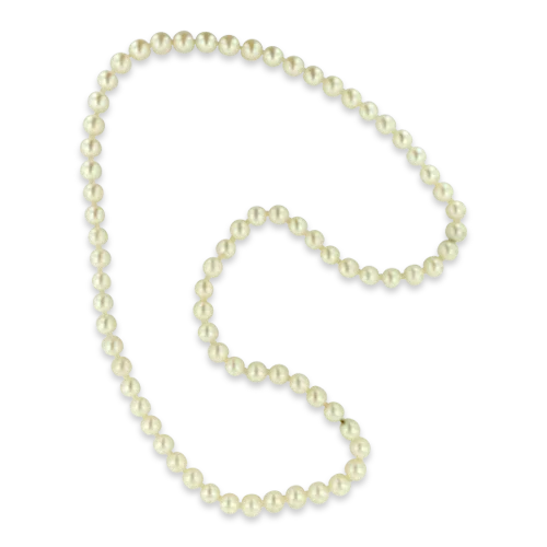 Heart-shaped necklaces for romantic gifts-Strand of Akoya Pearls