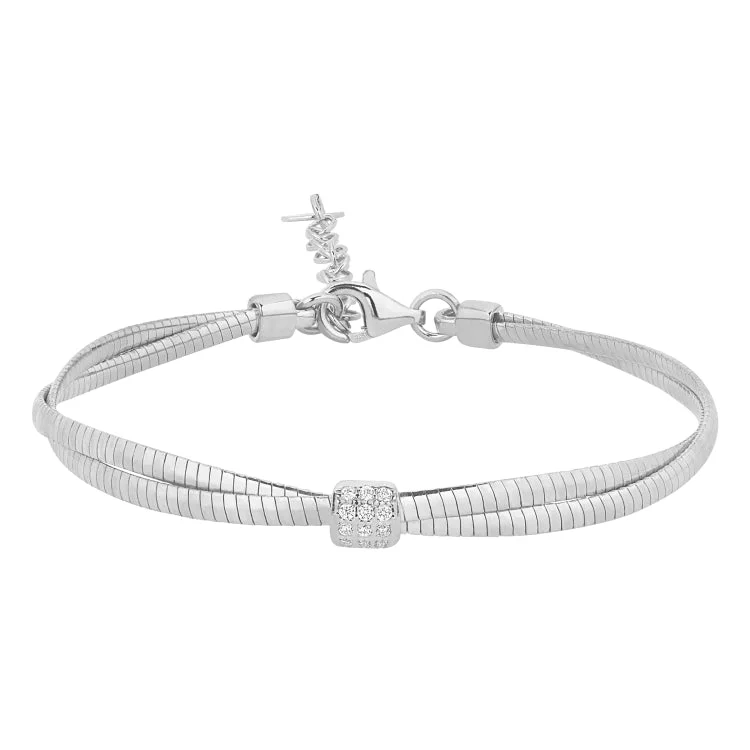 Silver bracelets for everyday wear-Black Label Bracelet