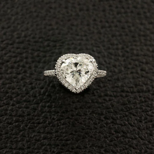 Custom engagement rings for special proposals-Heart Shaped Diamond Ring